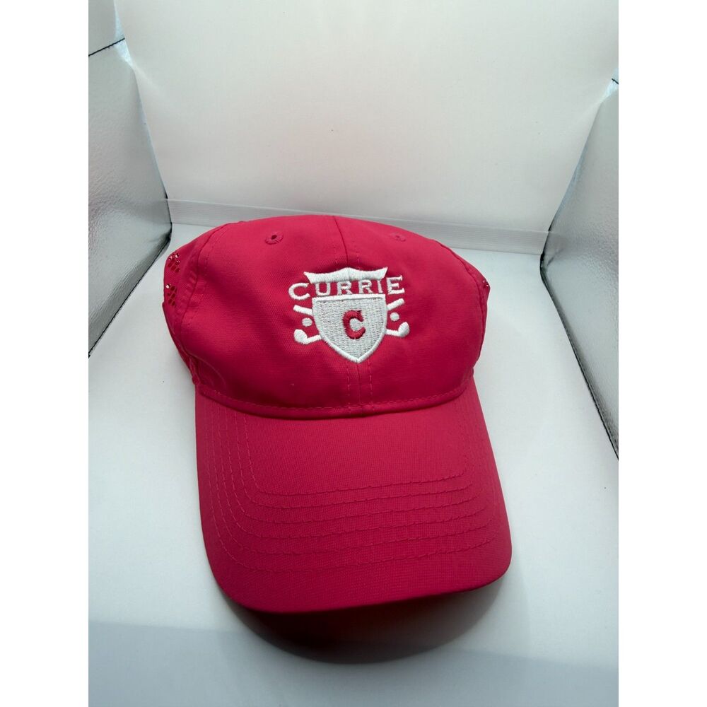 Kate Lord Golf Hat Womens Pink Currie Embroidered Adjustable Cap